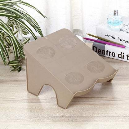 Height-Adjustable Footrest Stool