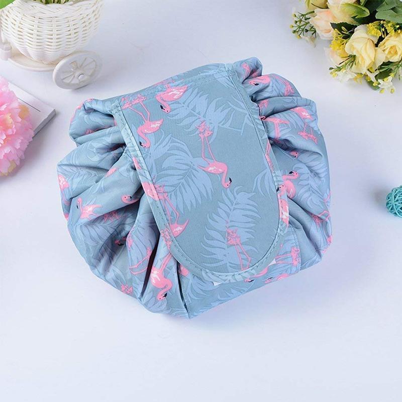 Compact Drawstring Makeup Organizer for Effortless Access