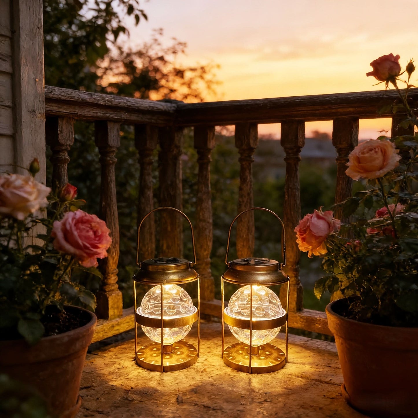 Solar Pendant Lantern for Hanging Use