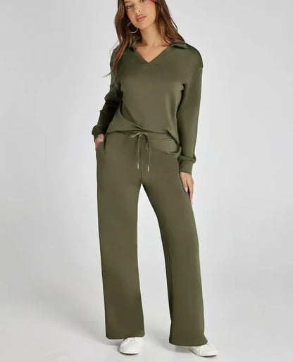 Cozy Hoodie Set in Violet | Stylish and Comfortable Lounge Wear