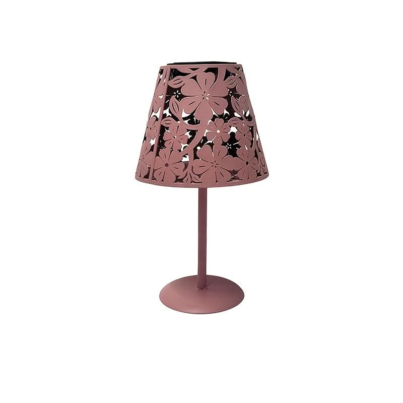 Solar Lantern Shaped Like a Flower for Patio and Terrace Decoration