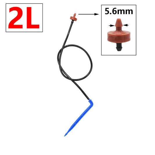 Drip Irrigation Emitters 2L–8L/H | 1/2/4-Way Splitter | 0.3 / 0.5 cm Connector