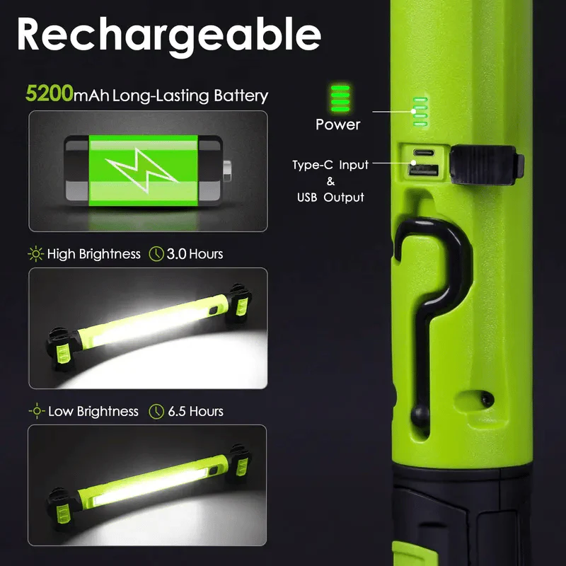 Hands-Free Brightening for Dark Work Areas
