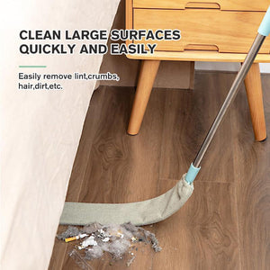 Slim Reach Dusting Wand | Microfiber Cleaning Brush with Steel Handle | Eco-Friendly