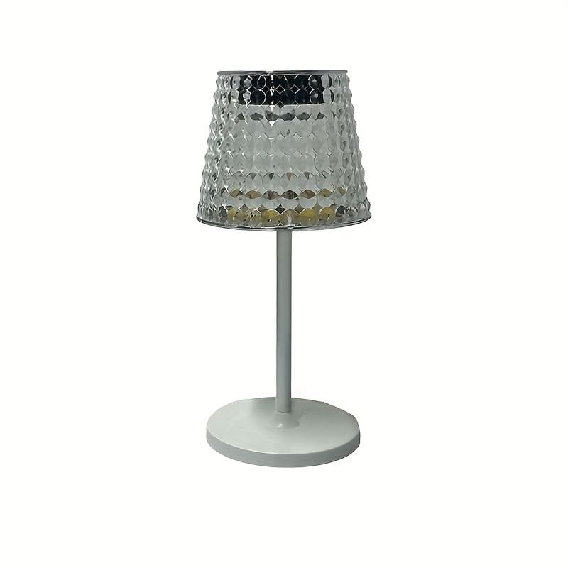 Solar Projection Lamp with Crystal Design