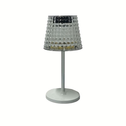 Solar Projection Lamp with Crystal Design