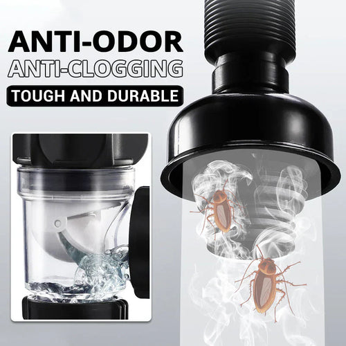 Buy One Get One Free | Odor and Clog Resistant Drain Pipes for Sinks