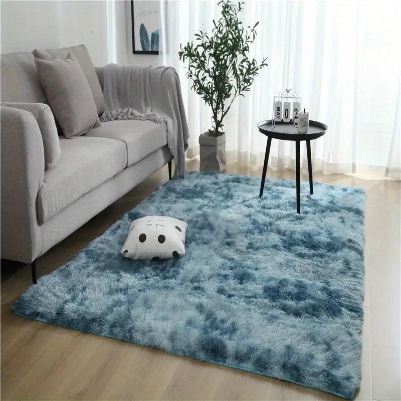 Soft Area Rug | Plush & Non-Slip | Tie-Dye Pattern | 31x47 inches