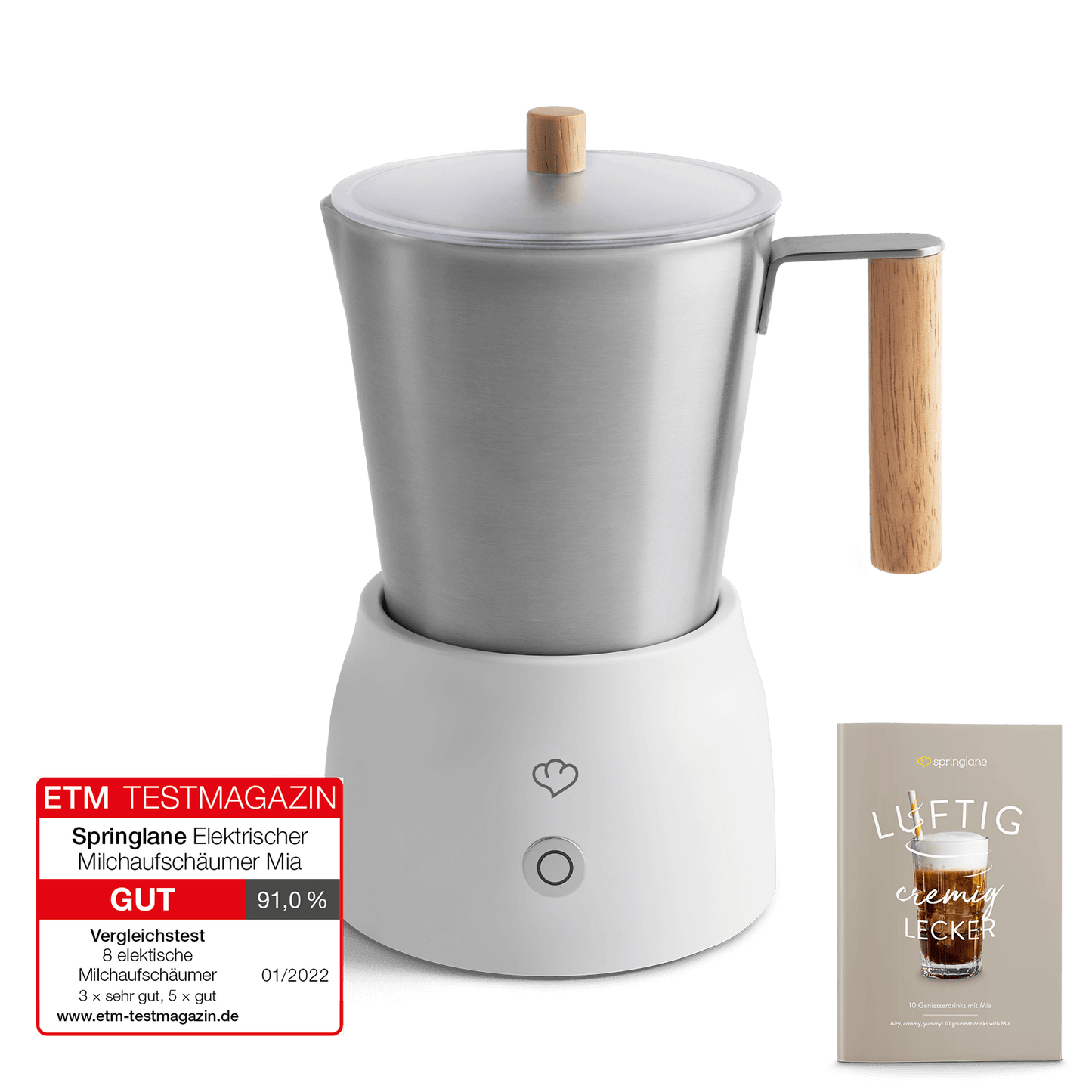 Ultimate Milk Frother with 4 Versatile Functions | Hot & Cold Foam, Milk, and Hot Chocolate