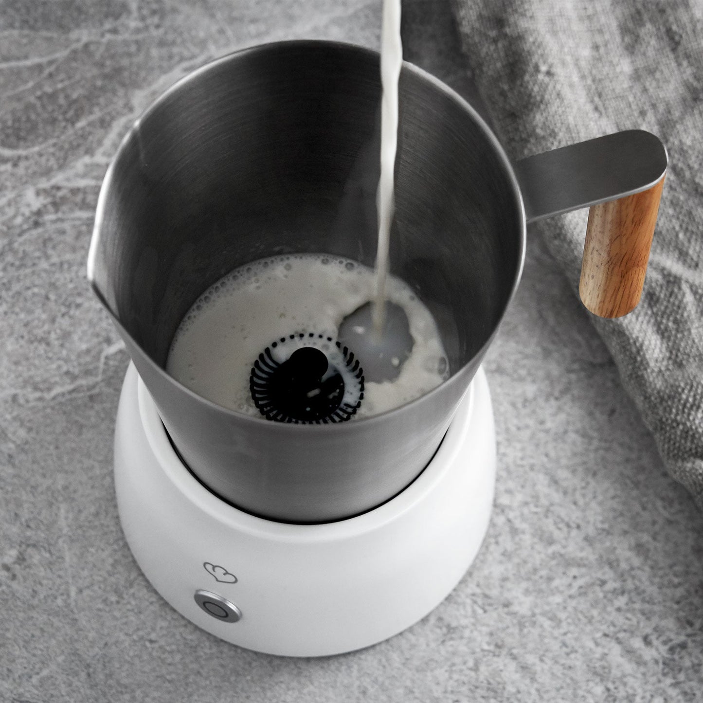 Ultimate Milk Frother with 4 Versatile Functions | Hot & Cold Foam, Milk, and Hot Chocolate