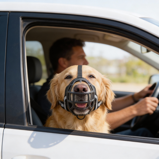 Dog Muzzle with Secure Fit - Comfortable and Safe for Pets
