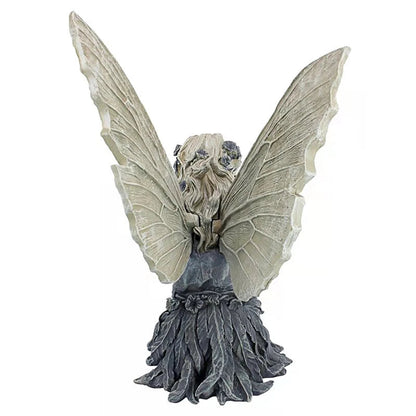 Elf Figurine Statue | Resin Decoration for Garden & Home | Angel Girl Ornament for Table and Garden