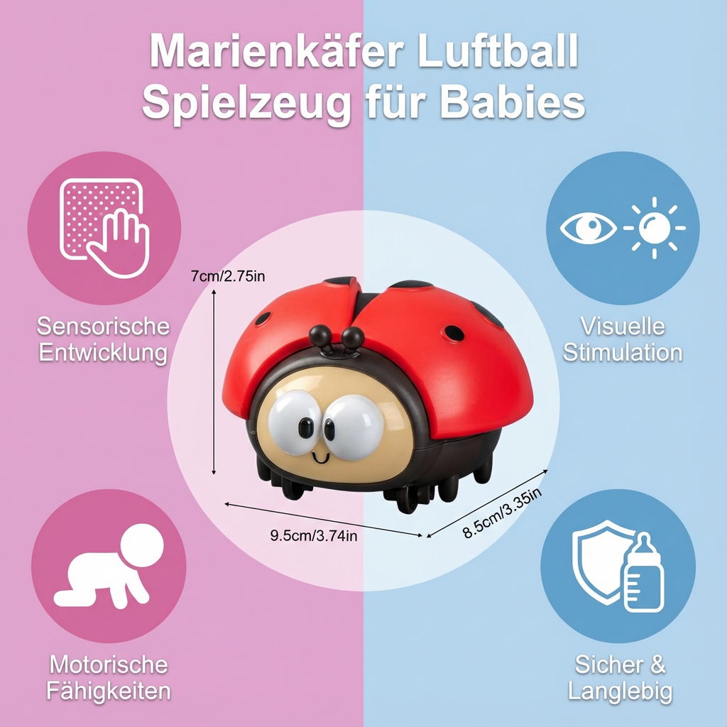 Baby Ladybug Balloon Toy