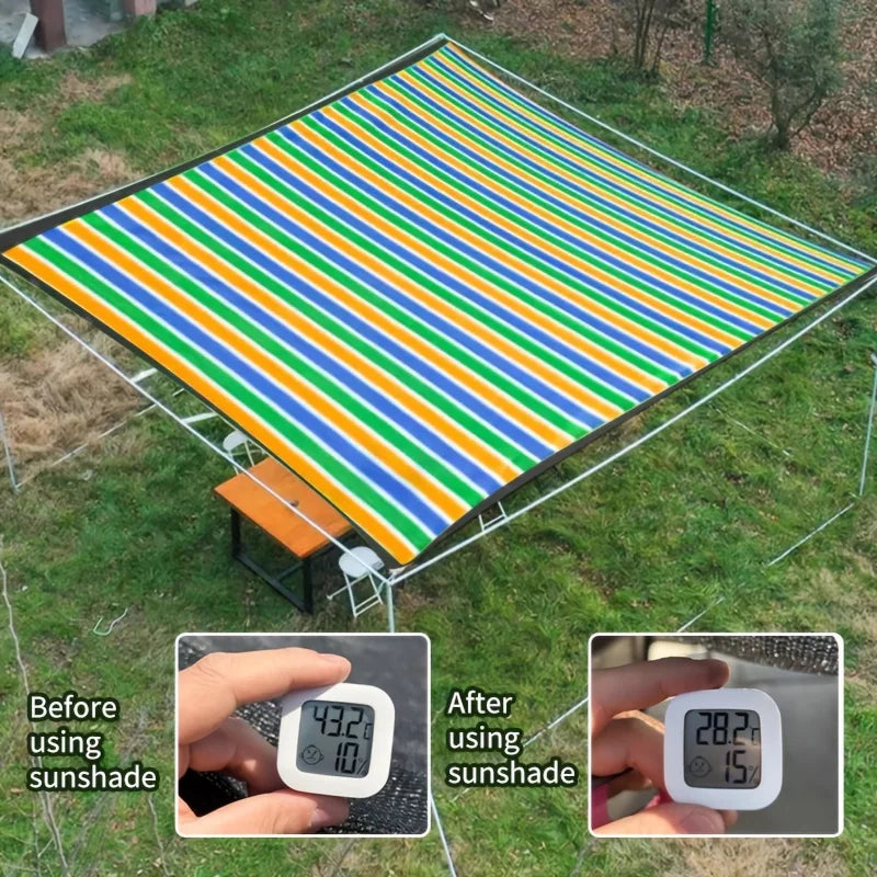 Breathable HDPE Sunshade Canopy | Cooling Shade Solution for Garden & Patio