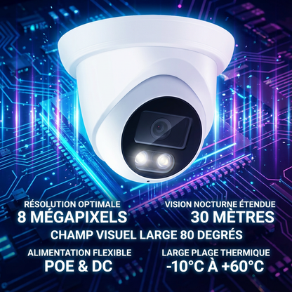 Night Vision Security Camera with High Precision