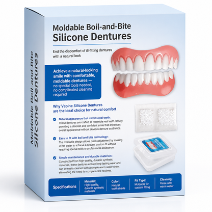 Custom Fit Silicone Dentures for a Natural Smile
