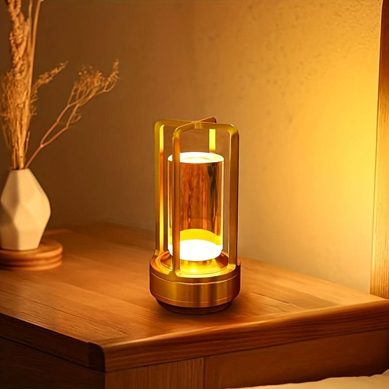 Rechargeable Retro Design Table Lamp