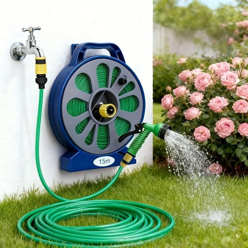 Durable Braided Hose with Water Gun and Connectors