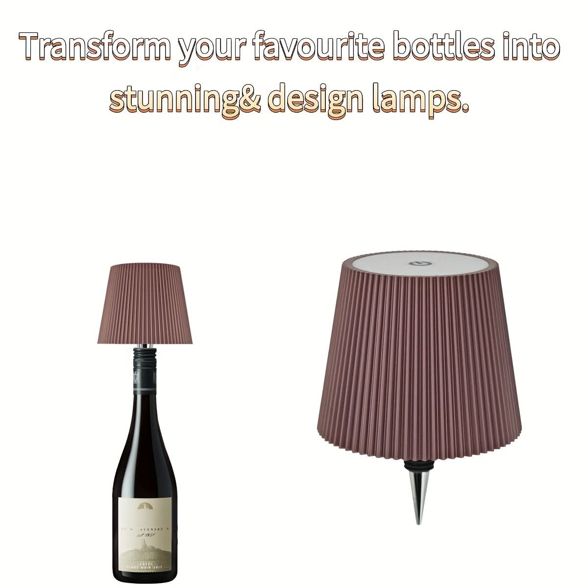 Rechargeable Table Lamp for Bottles