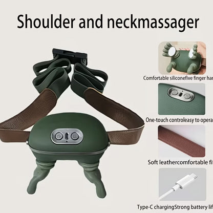 Portable Massager for Trapezius Relief
