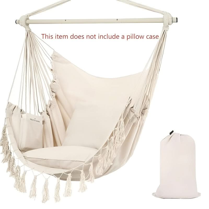 Portable Hammock Chair with Hanging Tassels