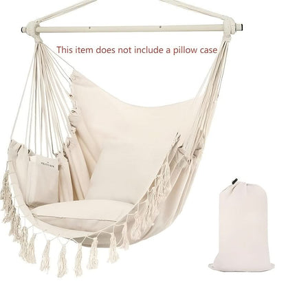 Portable Hammock Chair with Hanging Tassels