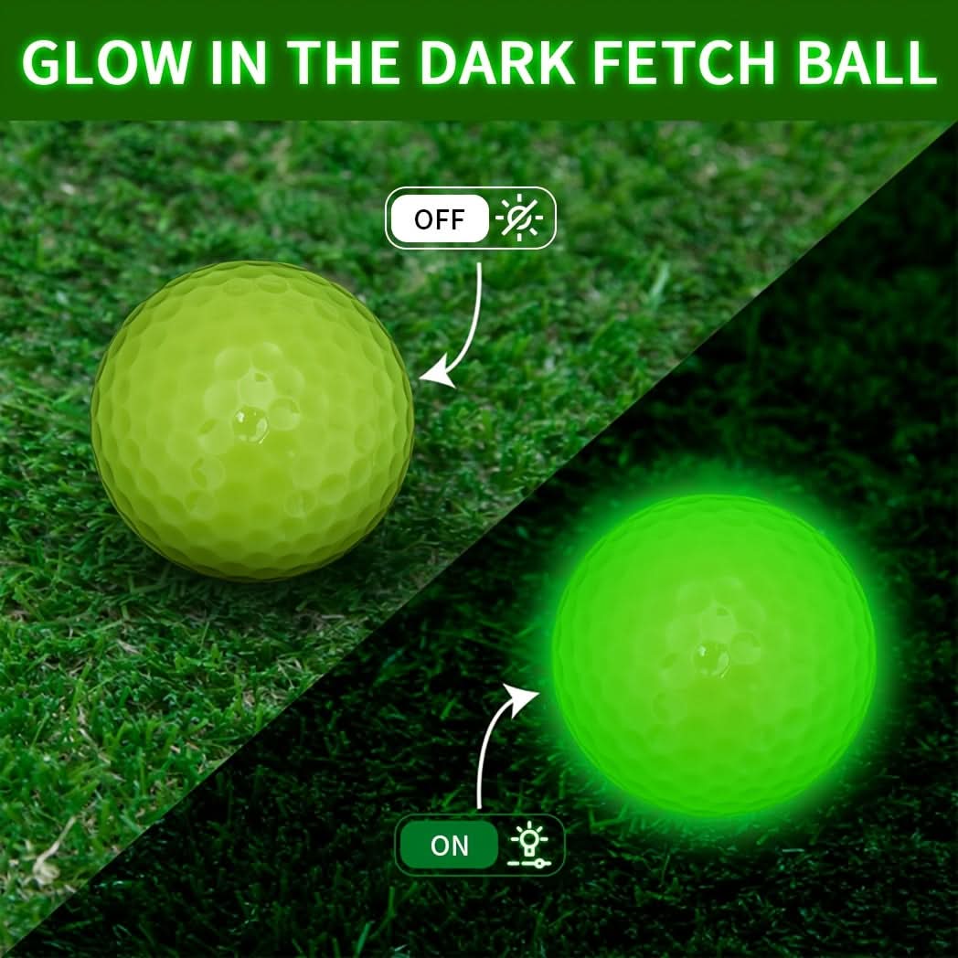 Fluorescent Golf Balls for Night Play