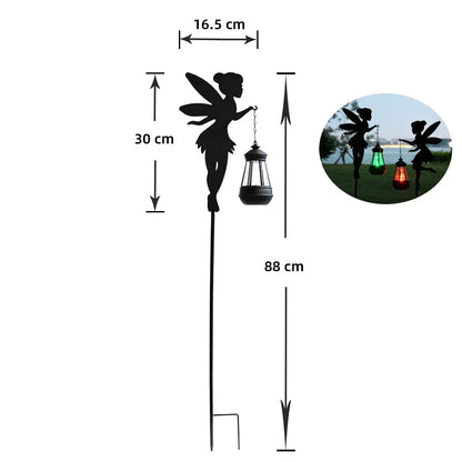 Solar-Powered Garden Watering Can Light – IP55 Waterproof Metal Hanging Lamp