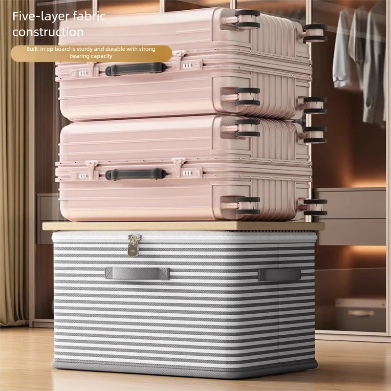 Folding Storage Box with Combination Lock | Perfect for Clothes and Blankets