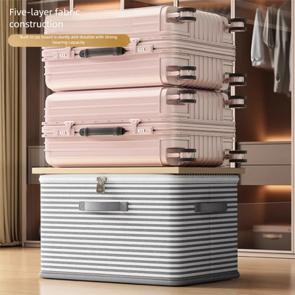 Folding Storage Box with Combination Lock | Perfect for Clothes and Blankets