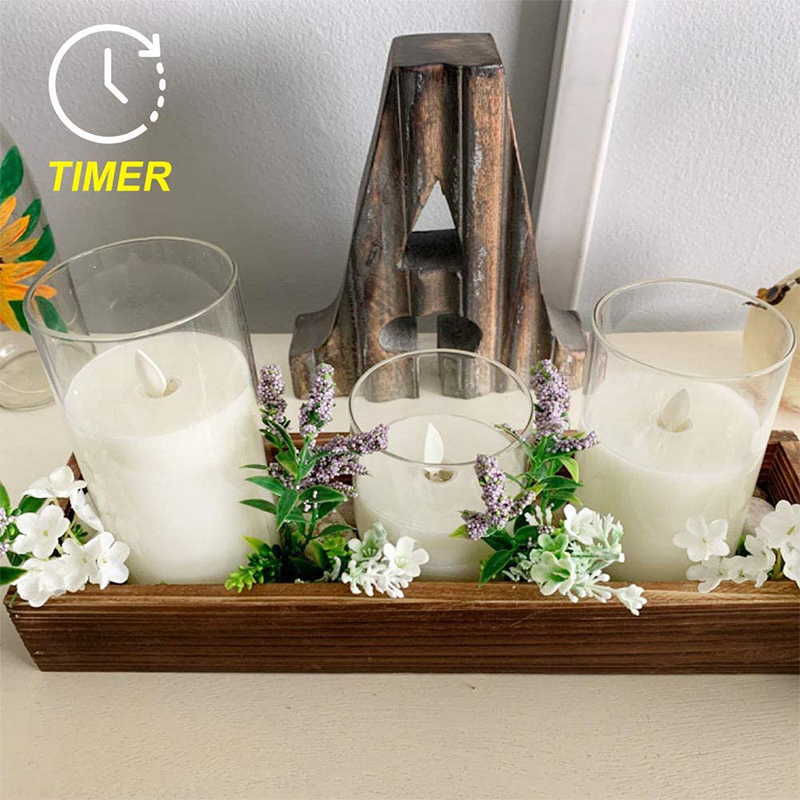 Safe Cozy Atmosphere with Realistic Flameless Candle Light