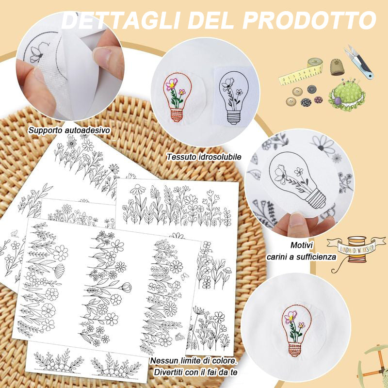 Buy One Get One Free | Effortless Water Stitching for Perfect Embroidery