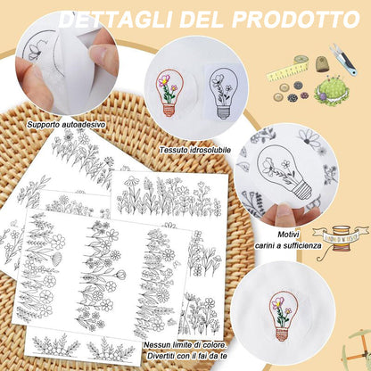Buy One Get One Free | Effortless Water Stitching for Perfect Embroidery
