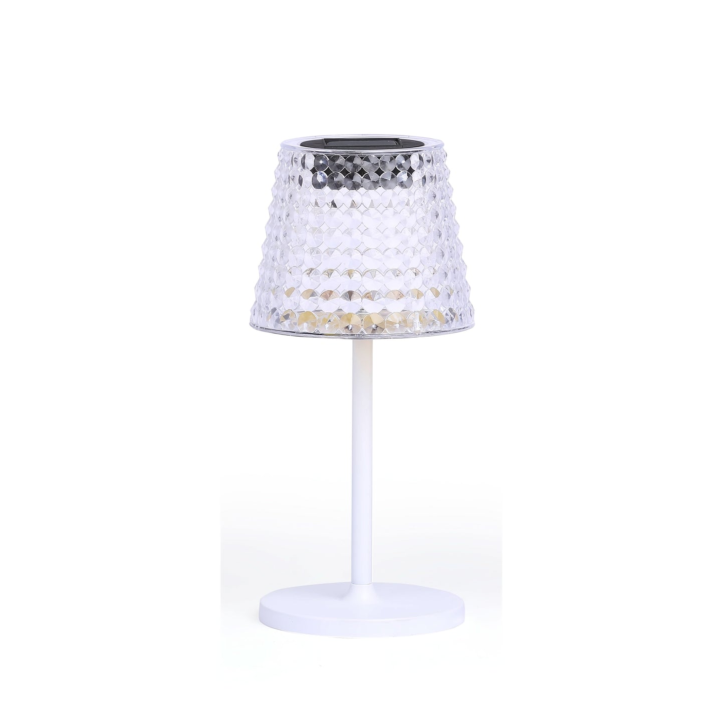 Solar Projection Lamp with Crystal Design