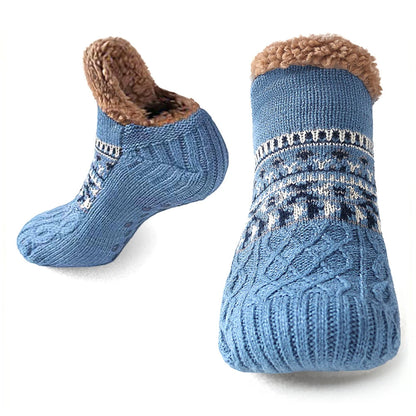 Thermal Winter House Socks | Non-Slip, Cozy Design for Men & Women | Thickly Lined, Extra Warm | Soft, Non-Slip Bed Socks for Home & Holiday