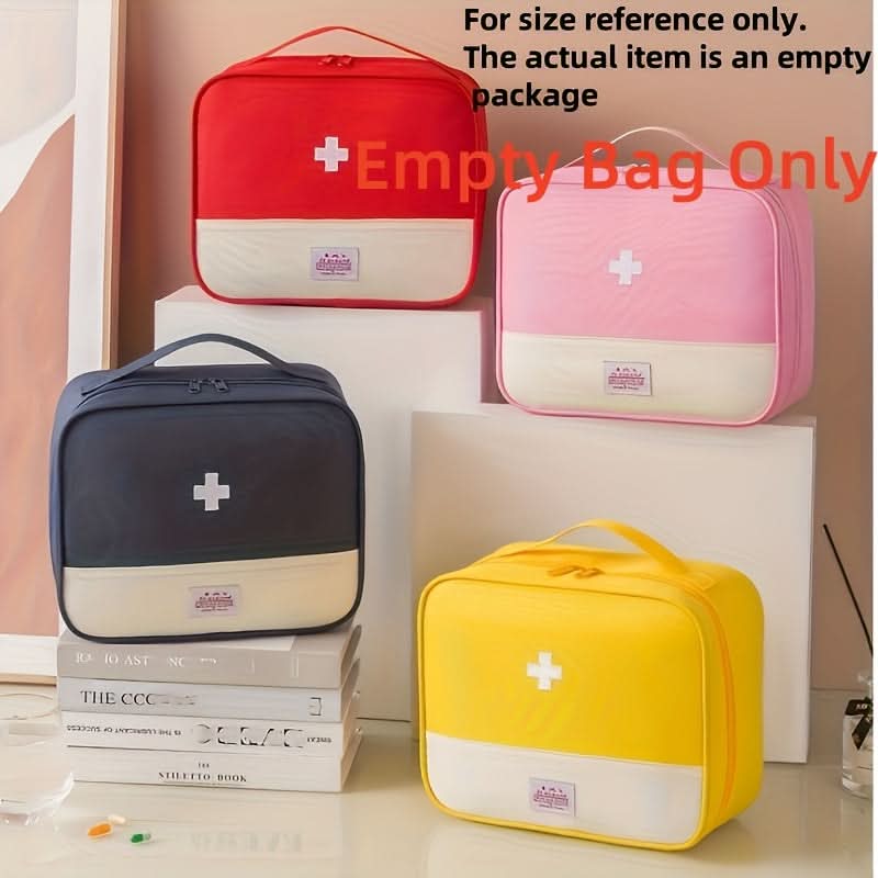 XL First Aid Organizer Bag for Home or Travel - Structured Medical Storage