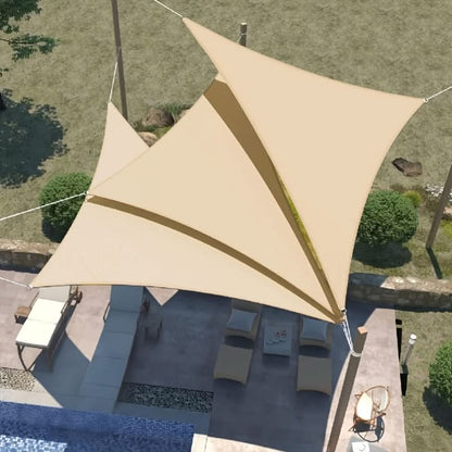 Triangle Sun Shade Sail for Outdoor Use