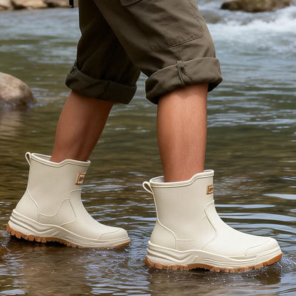Ankle Rain Boots for Outdoor Use - Waterproof Footwear
