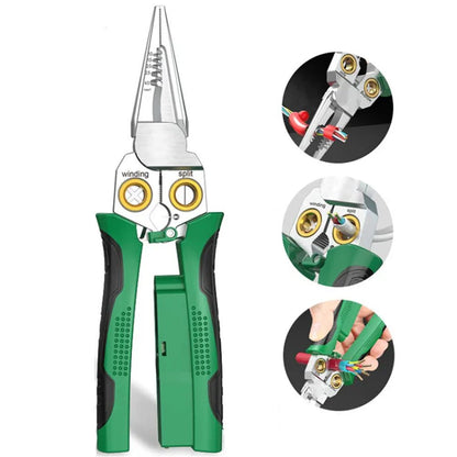 Versatile 8-in-1 Wire Stripper and Cutter Tool