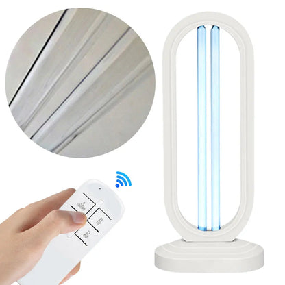 UV-C Sterilization Lamp - 38W with Remote and 3 Timer Settings - 41.5 × 18 cm