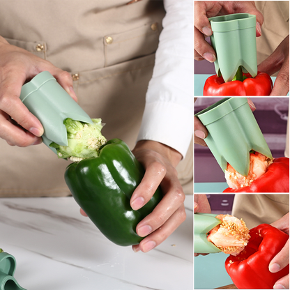 Dual-Function Fruit and Veggie Corer Tool