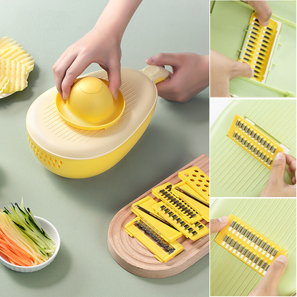 Vegetable Cutter in Avocado Shape – Slicer and Chopper Tool