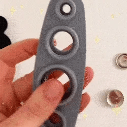 Custom Fabric Button Maker with One-Click Design System