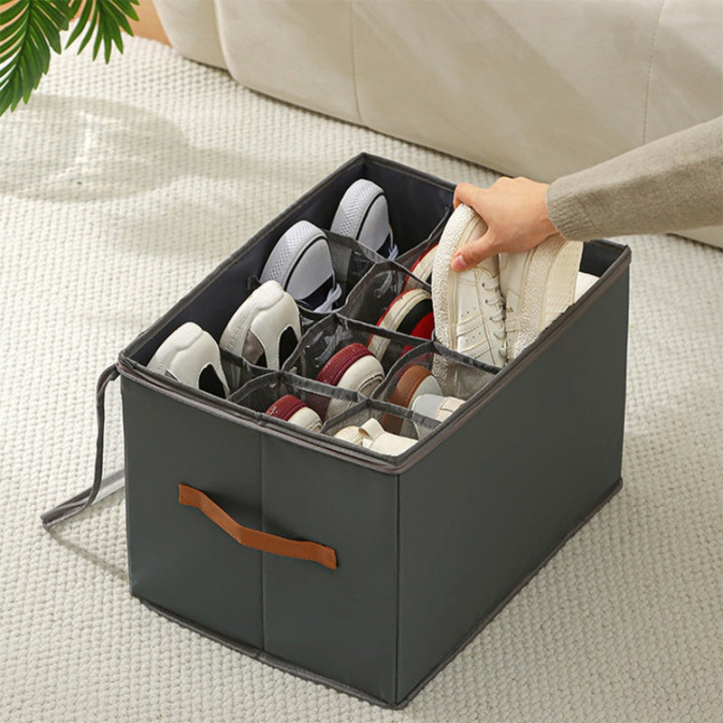 Shoe Storage Organizer for Dust-Free Closet Space Maximization