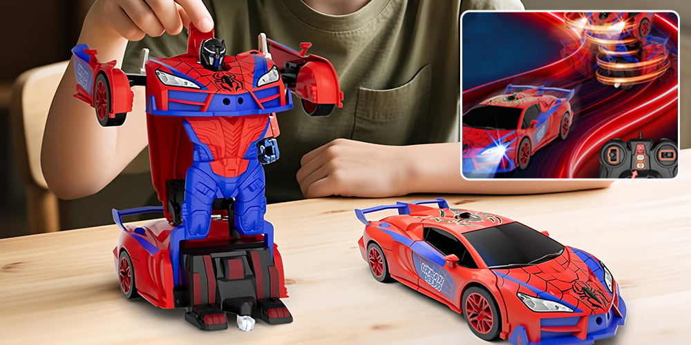 Transforming RC Racer with Robot Features | 2.4GHz Control
