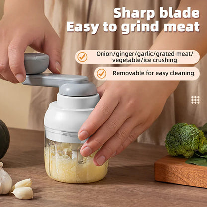 Hands-Free Garlic Chopper for Precise and Effortless Mincing
