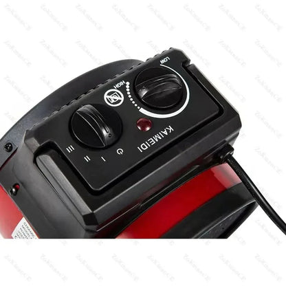 Industrial 220V Electric Heater with 3 Heat Settings, PTC Ceramic Technology, Thermostat & Overheat Protection, Portable Fan Heater 1500–3500W