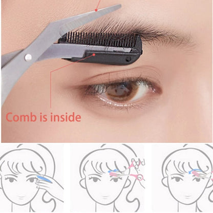 Precision Brow Trimmer with Comb Attachment for Flawless Brows