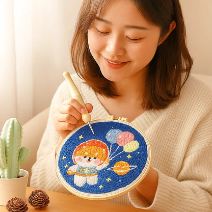Quick Relaxation and Beautiful Embroidery Art Creation