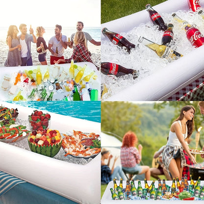 Inflatable Party Cooler - Ice Trough for Outdoor Gatherings